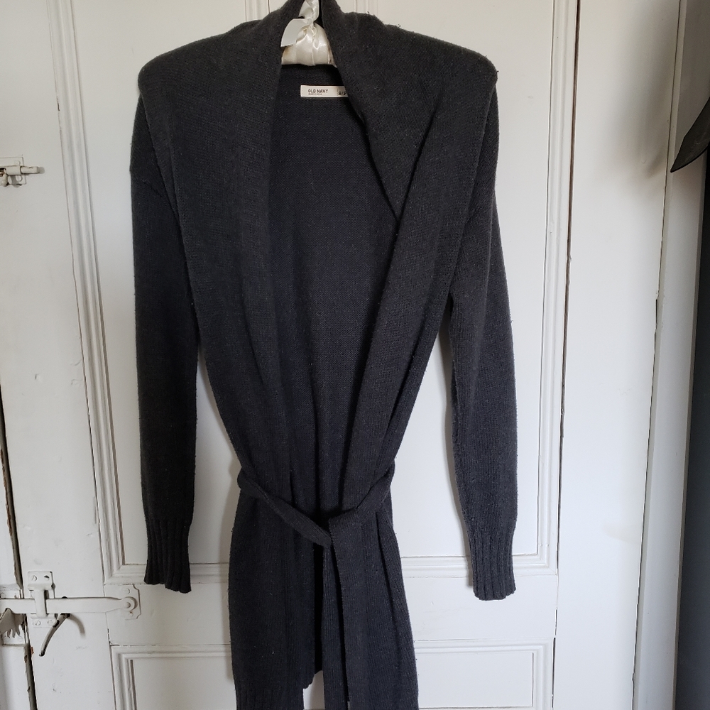 Knit grey cardigan
